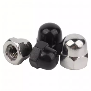 M3 M4 Acorn Hex Dome Cap Nuts 201 304 316 Stainless Steel Acorn Cap Head Nuts Decorative Round Head Cover UNC UNF