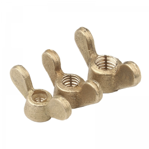 Wholesale High Quality DIN315 Brass Metric Handle Wing Nuts M4 M5 M6 M8 M10 M12 M14 M16 M20 Butterfly Nut