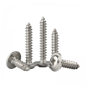 Phillips Wafer Head Self-tapping Cross Pan Head Self-tapping Screws Manufacturer Stainless Steel 304 China OEM ODM DIN