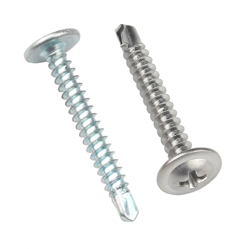 Stainless Steel Cross Round Head Drill Screws Pad Large Galvanized Flat Head Self-Drilling Dovetail Screws Screws Category