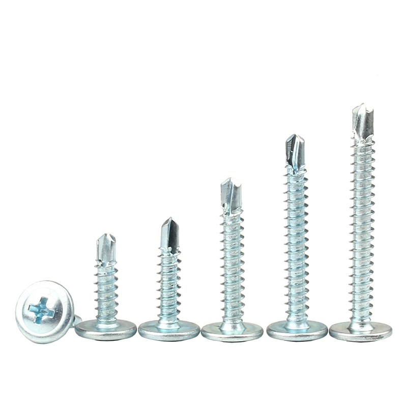 Stainless Steel Cross Round Head Drill Screws Pad Large Galvanized Flat Head Self-Drilling Dovetail Screws Screws Category - Image 4