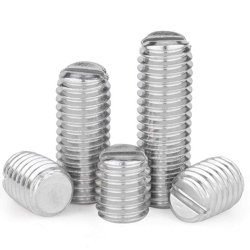 Custom M2 2.5 M3 M4 M5 M6 DIN551 Stainless Steel Grub Screws M2 X 6mm Slotted Head Cone Point Set Screw - Image 2