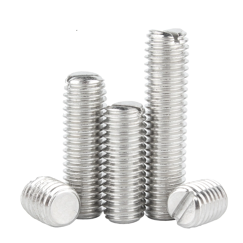Custom M2 2.5 M3 M4 M5 M6 DIN551 Stainless Steel Grub Screws M2 X 6mm Slotted Head Cone Point Set Screw - Image 3