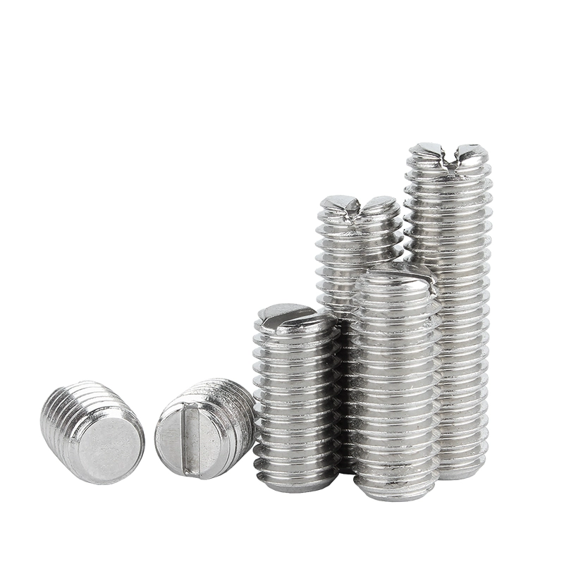 Custom M2 2.5 M3 M4 M5 M6 DIN551 Stainless Steel Grub Screws M2 X 6mm Slotted Head Cone Point Set Screw - Image 4